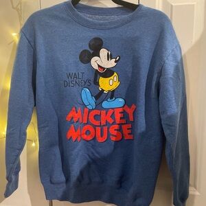 Disney Mickey Mouse Blue Crewneck Sweater